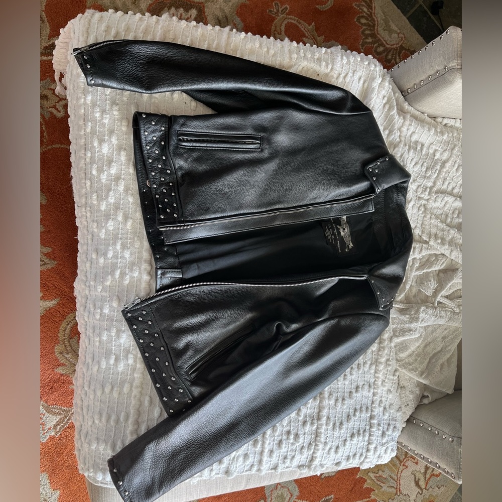 Women’s Harley leather Jacket